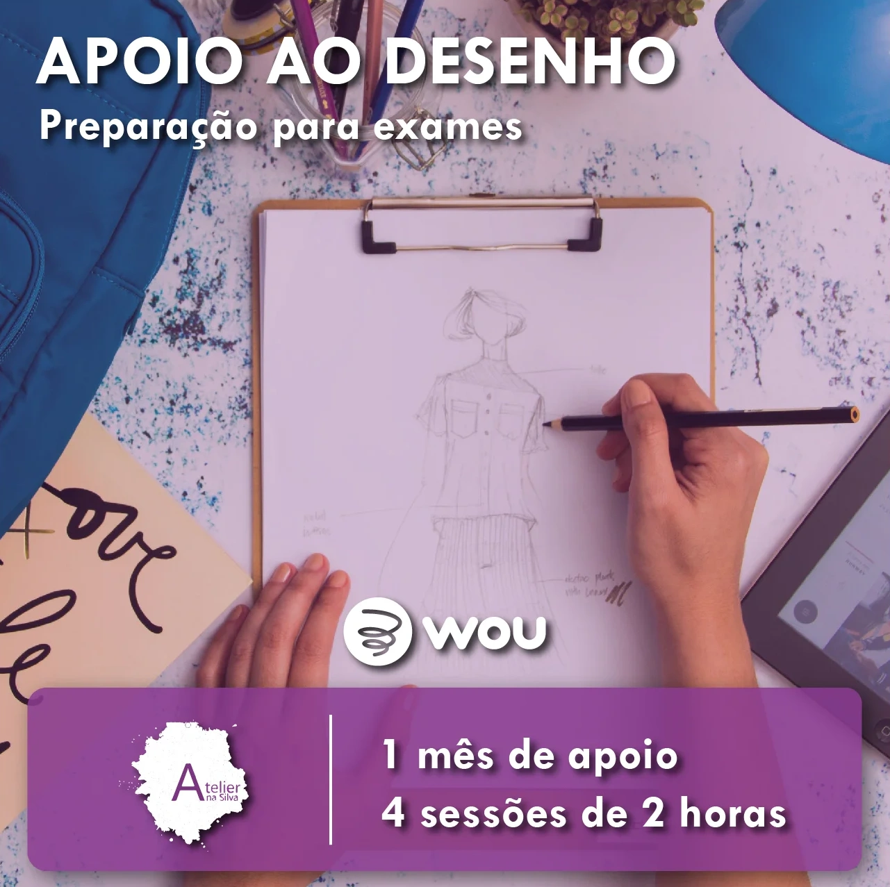 Explicações de Desenho para Exame em Coimbra