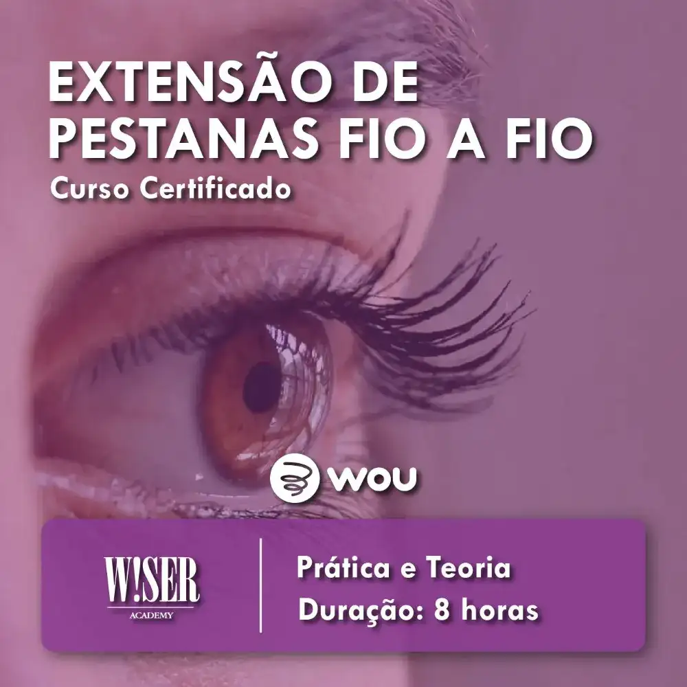 Curso de Extensão de Pestanas em Coimbra