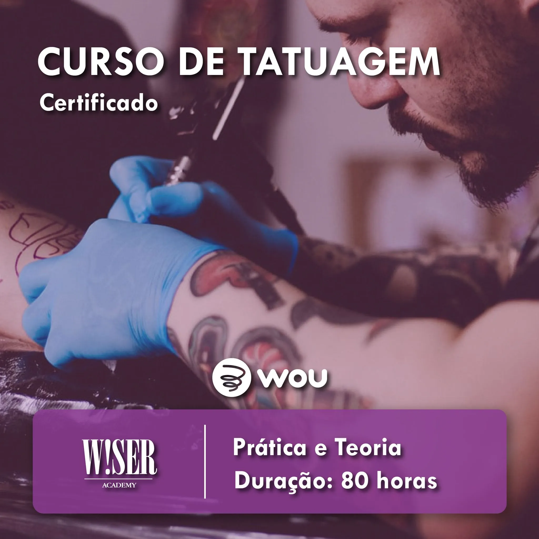 Curso de Tatuagem em Coimbra