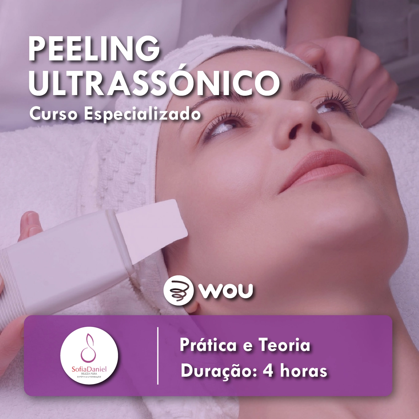 Curso de Peeling Ultrassónico Online no Seixal