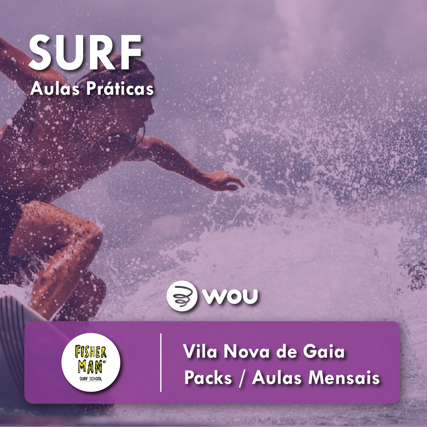 Aulas de Surf em Gaia