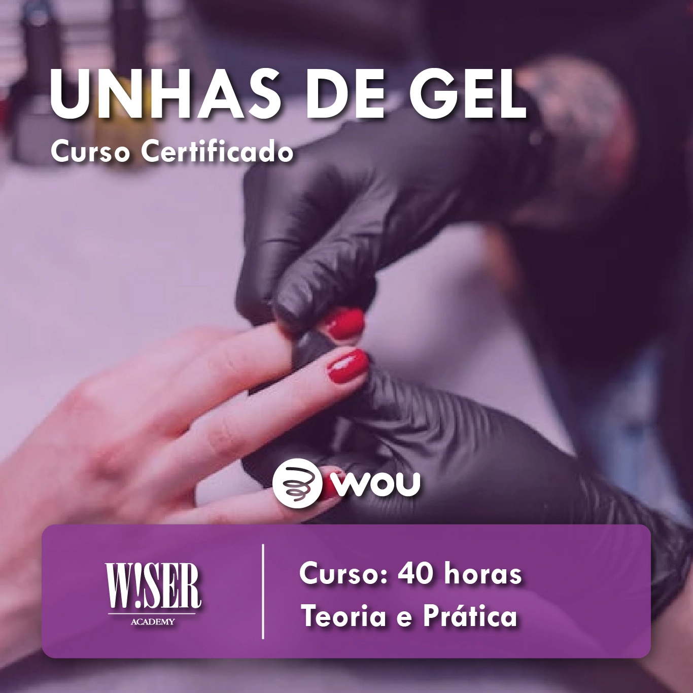 Curso de Unhas de Gel em Coimbra