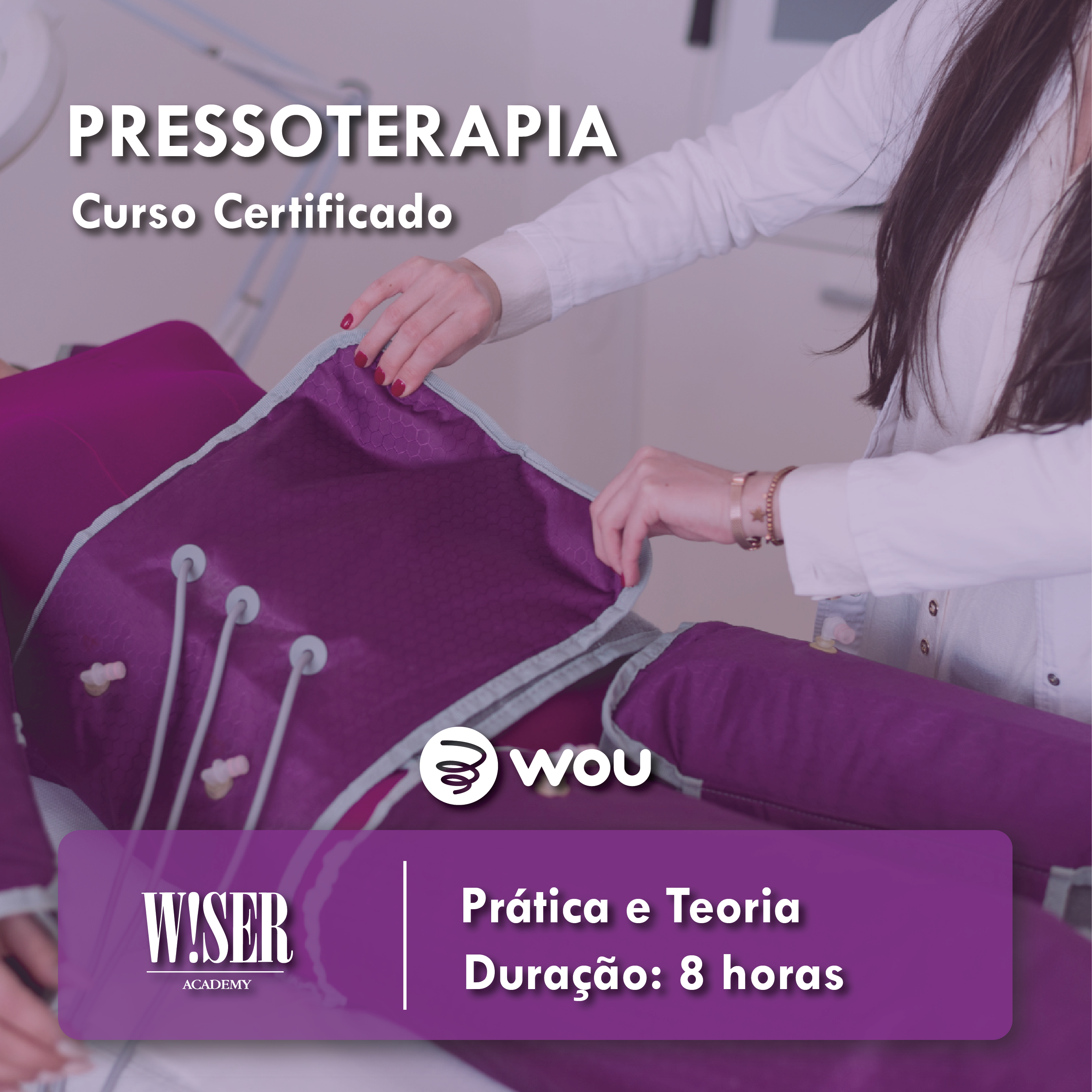Curso de Pressoterapia em Coimbra