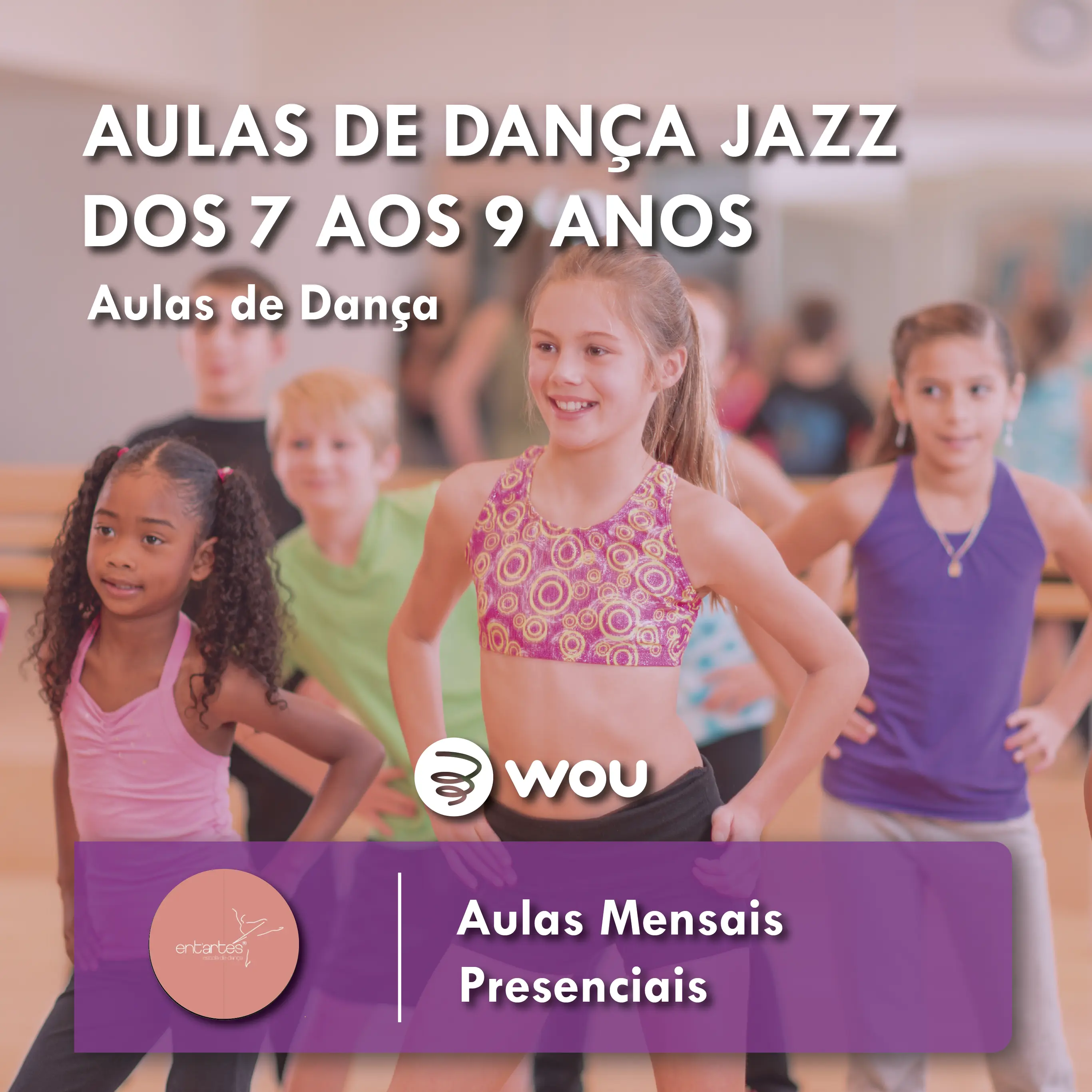 Jazz Dance 7-9 years old in Braga