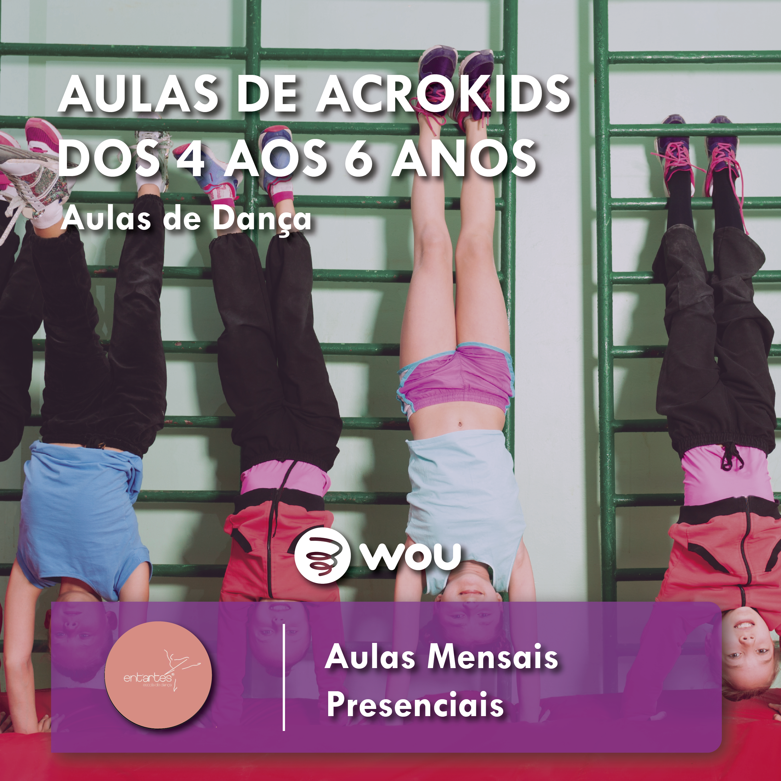 Acro Kids 4-6 years old in Braga