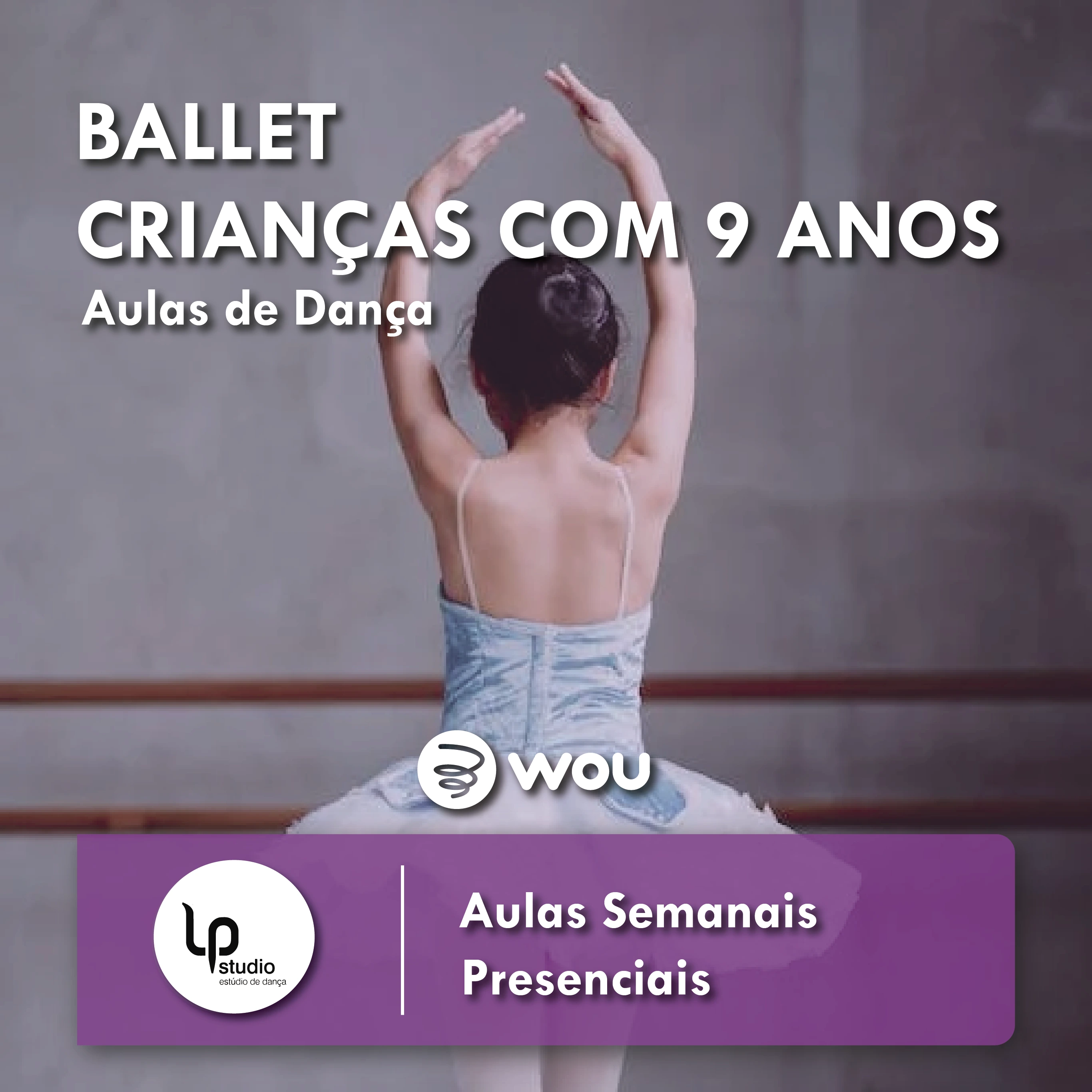 Aulas de Ballet para Crianças com 9 anos em Aveiro
