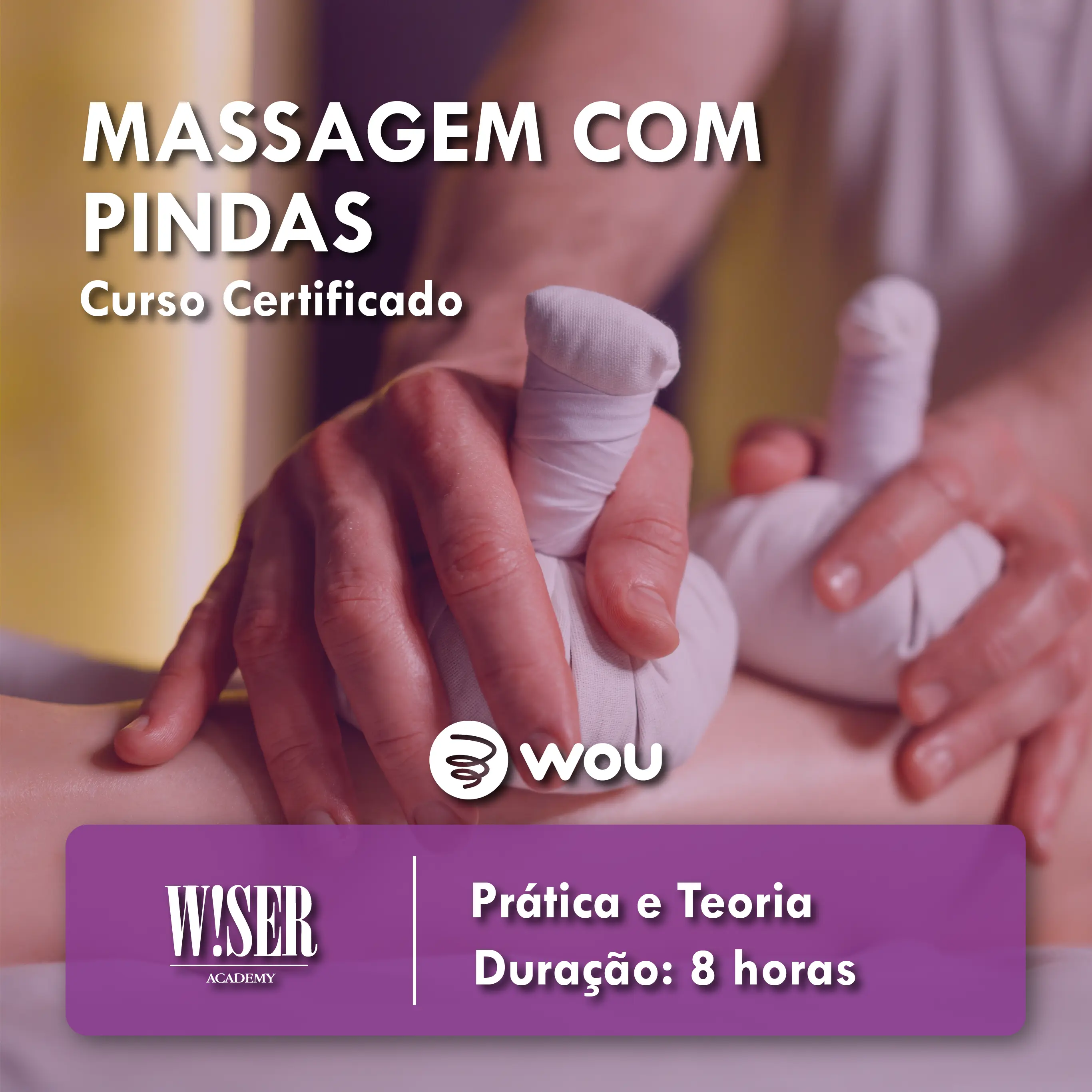 Curso de Massagem com Pindas em Coimbra