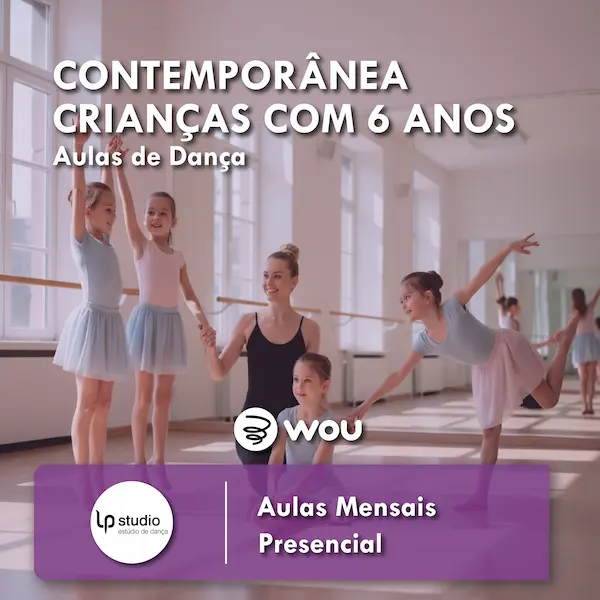 Dança Contemporânea 6 anos em Aveiro