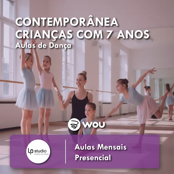 Dança Contemporânea 7 anos em Aveiro