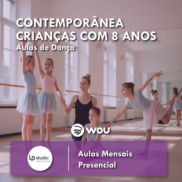 Dança Contemporânea 8 anos em Aveiro