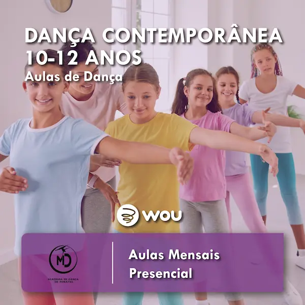 Dança Contemporânea 10-12 anos em Penafiel