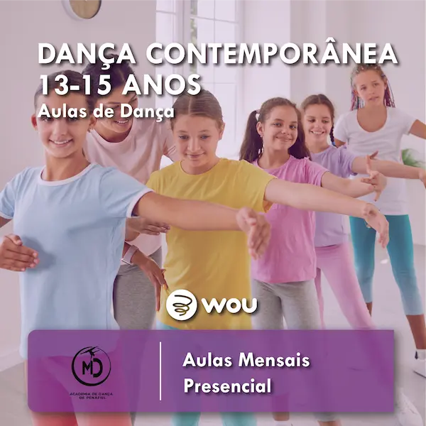 Dança Contemporânea 13-15 anos em Penafiel