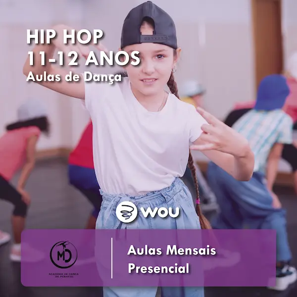 Hip Hop 11-12 anos em Penafiel	