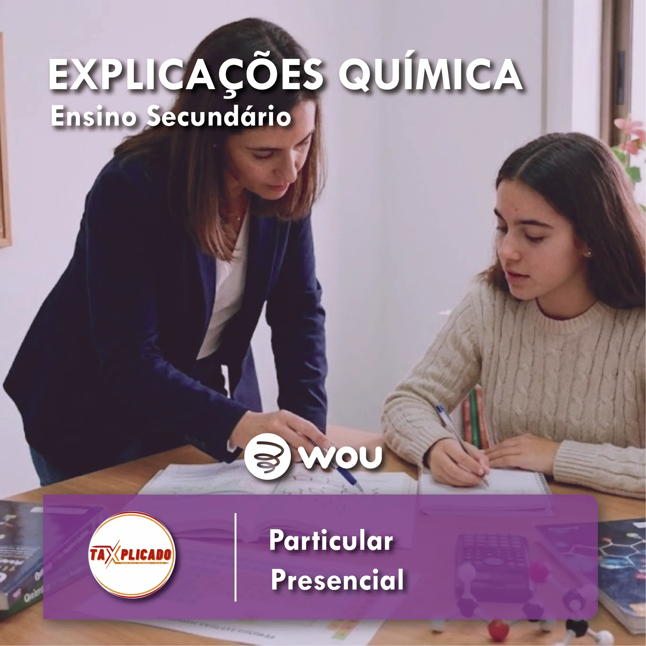 Explicações Individuais de Química para Ensino Secundário em Massarelos (Porto)
