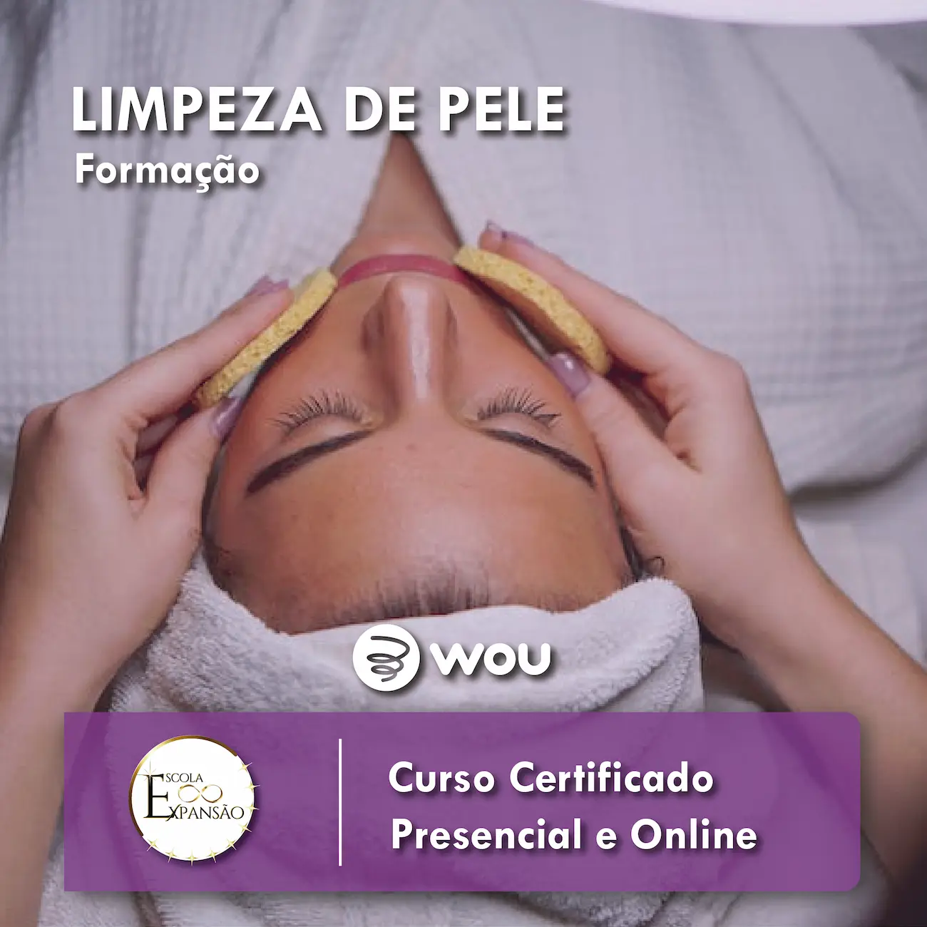 Curso de Limpeza de Pele em Aveiro