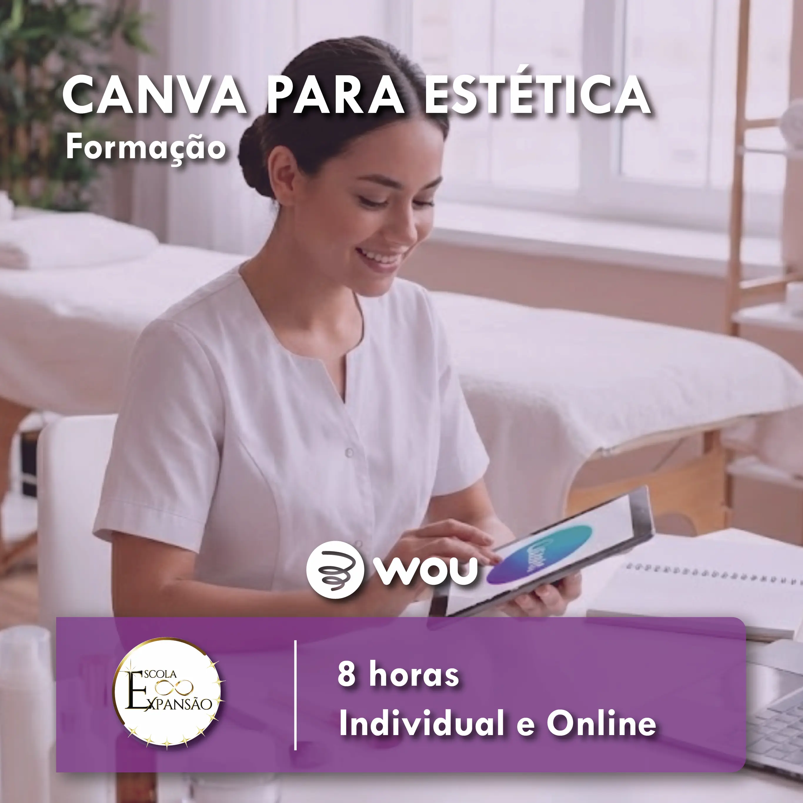 Curso de Canva para Estética (Inicial e Pro) Online
