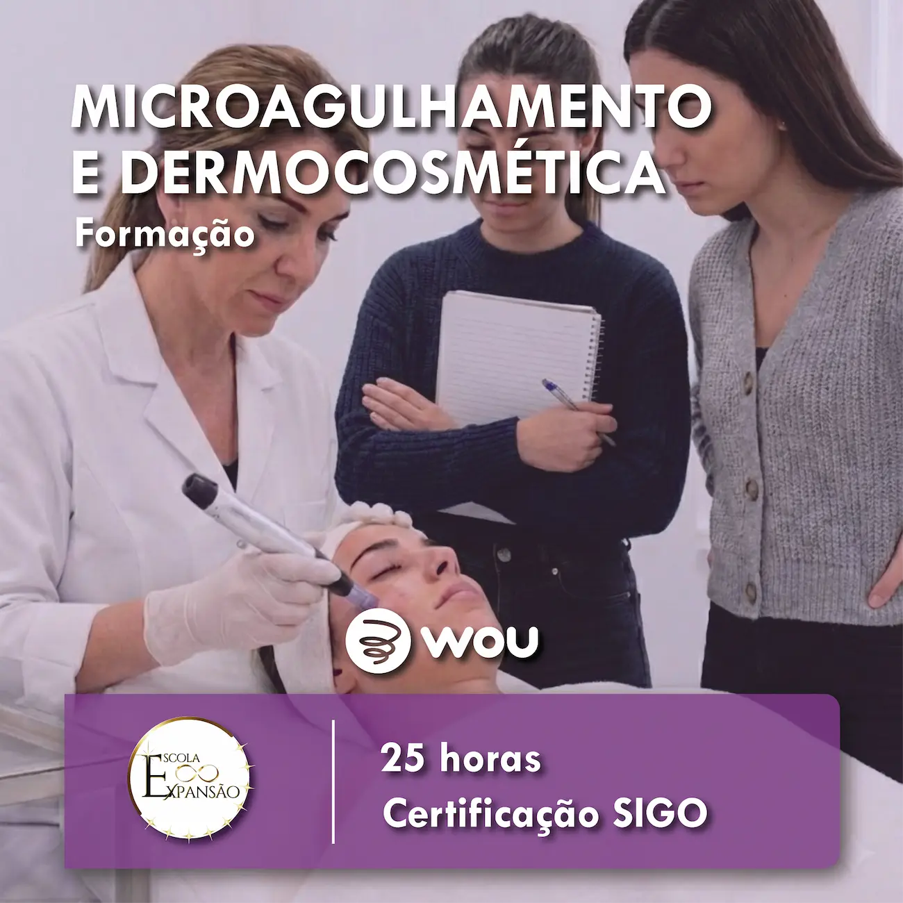 Curso de Microagulhamento e Dermocosmética em Aveiro