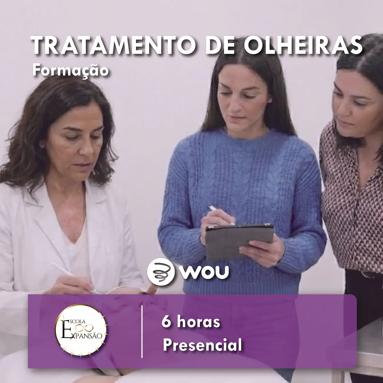 Workshop de Tratamento de Olheiras e Rejuvenescimento do Olhar em Aveiro