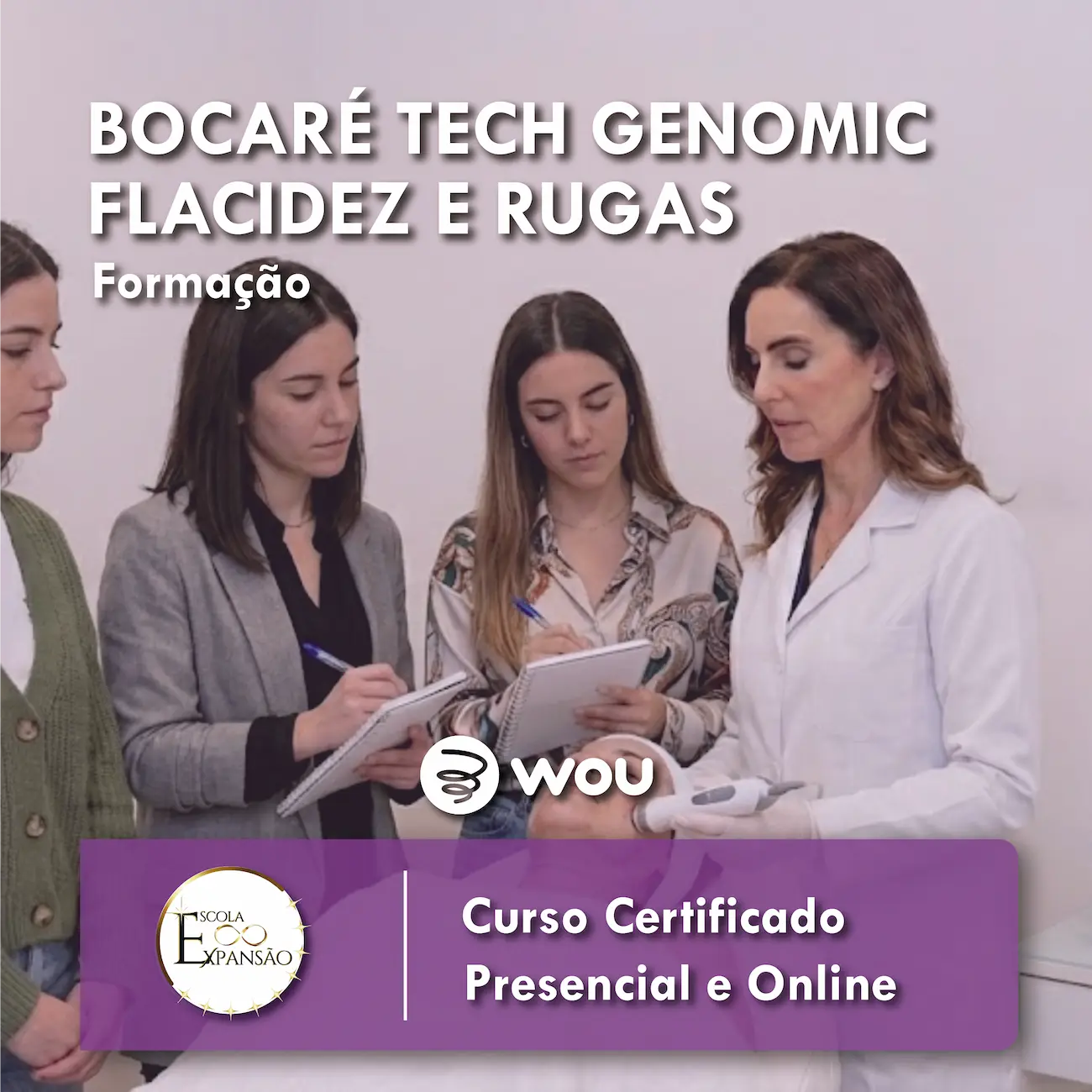 Formação Bocaré Tech Genomic: Flacidez e Rugas em Aveiro