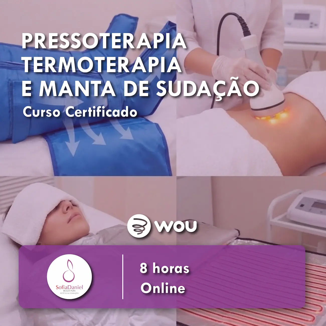 Curso de Pressoterapia, Termoterapia e Manta de Sudação (Online)