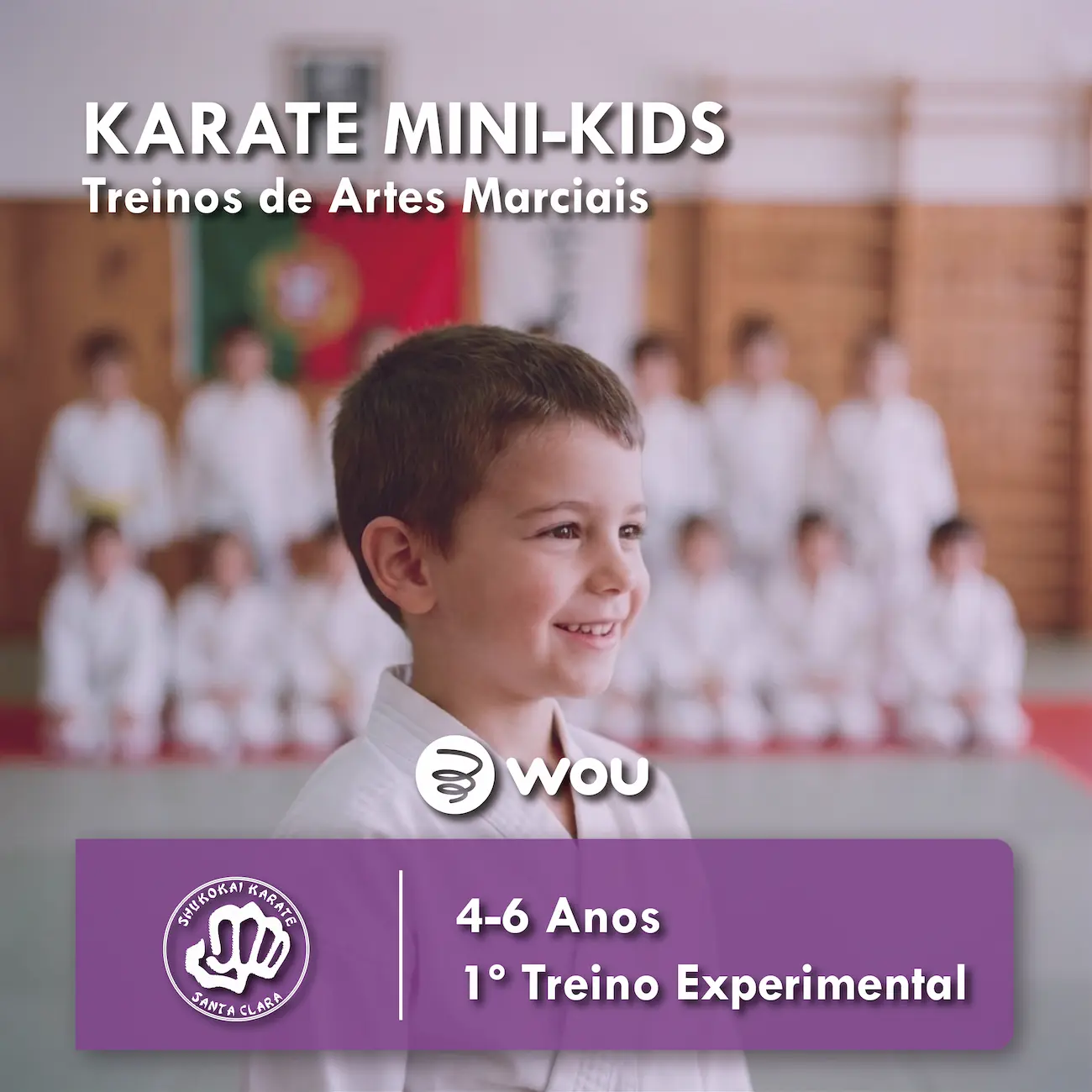 Karate Mini-Kids em Coimbra 