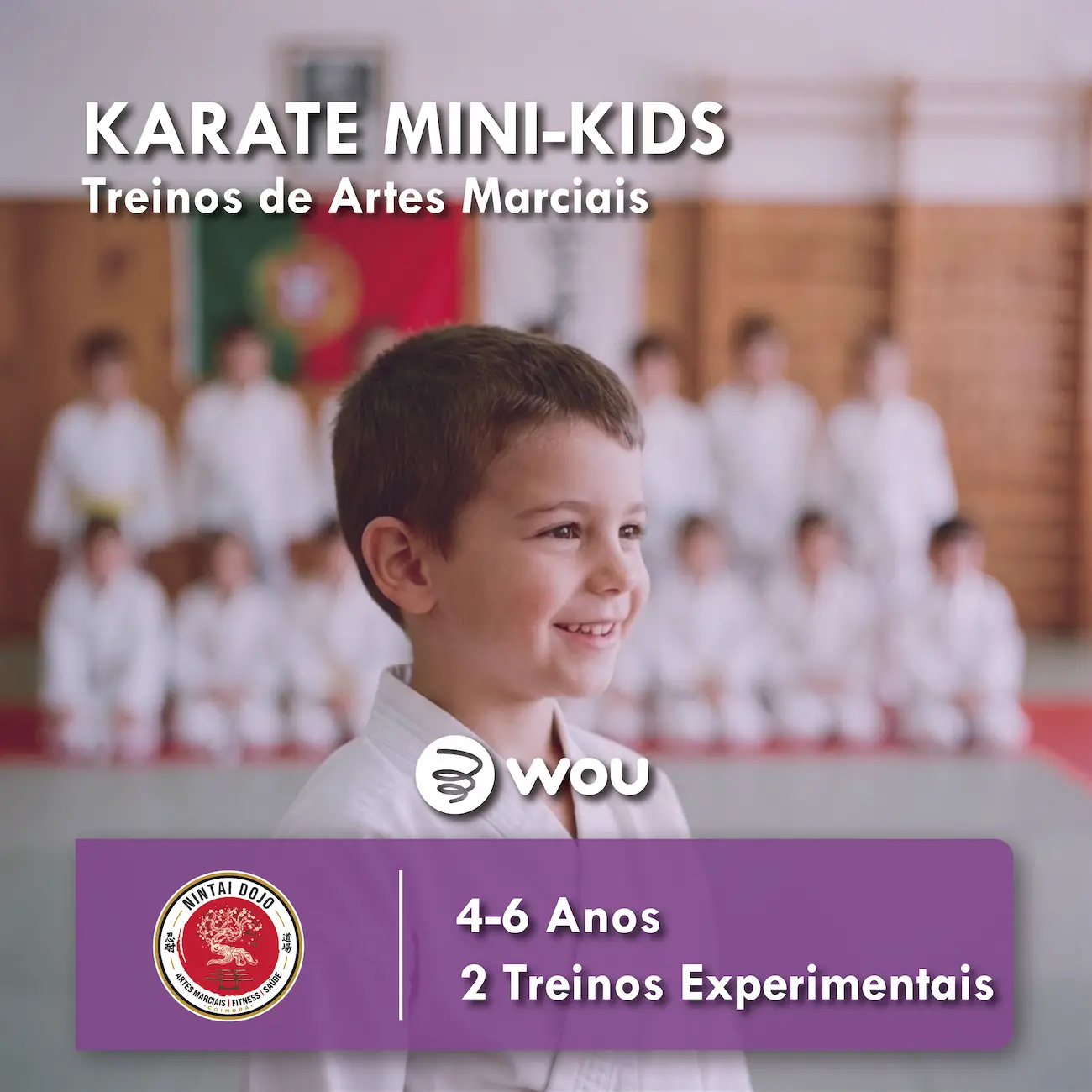 Karate Mini-Kids em São Martinho do Bispo (Coimbra)