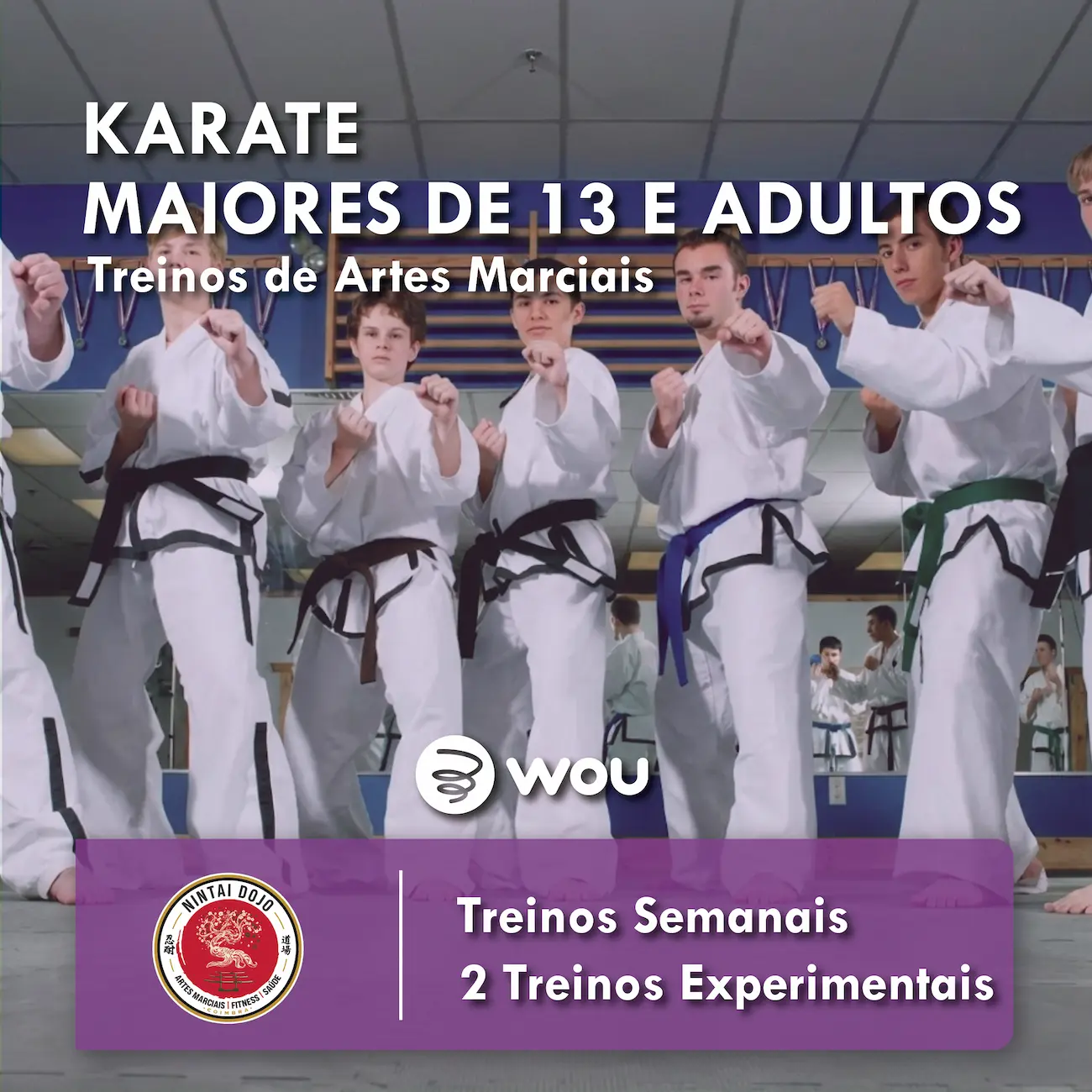 Karate Adolescentes e Adultos em São Martinho do Bispo (Coimbra)